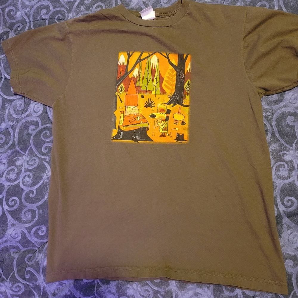Mens Camp scene T-Shirt